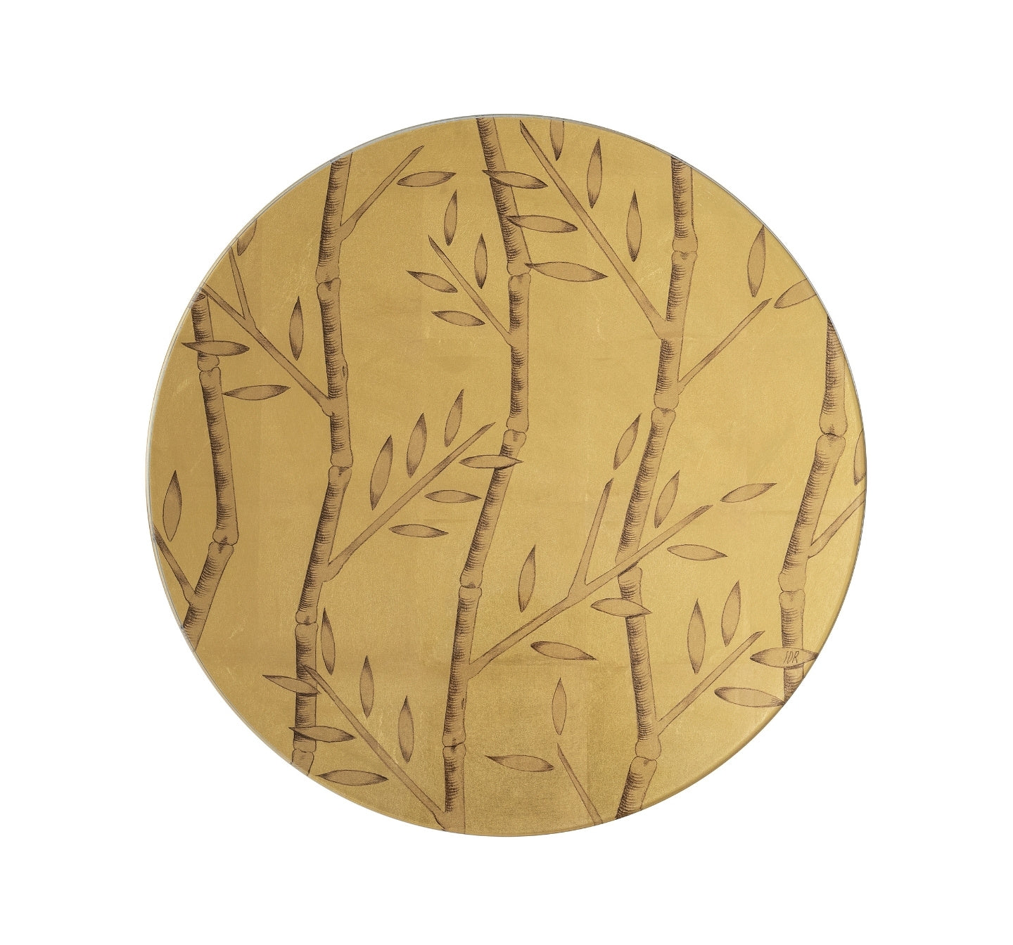 Foglie - Oro su Vetro