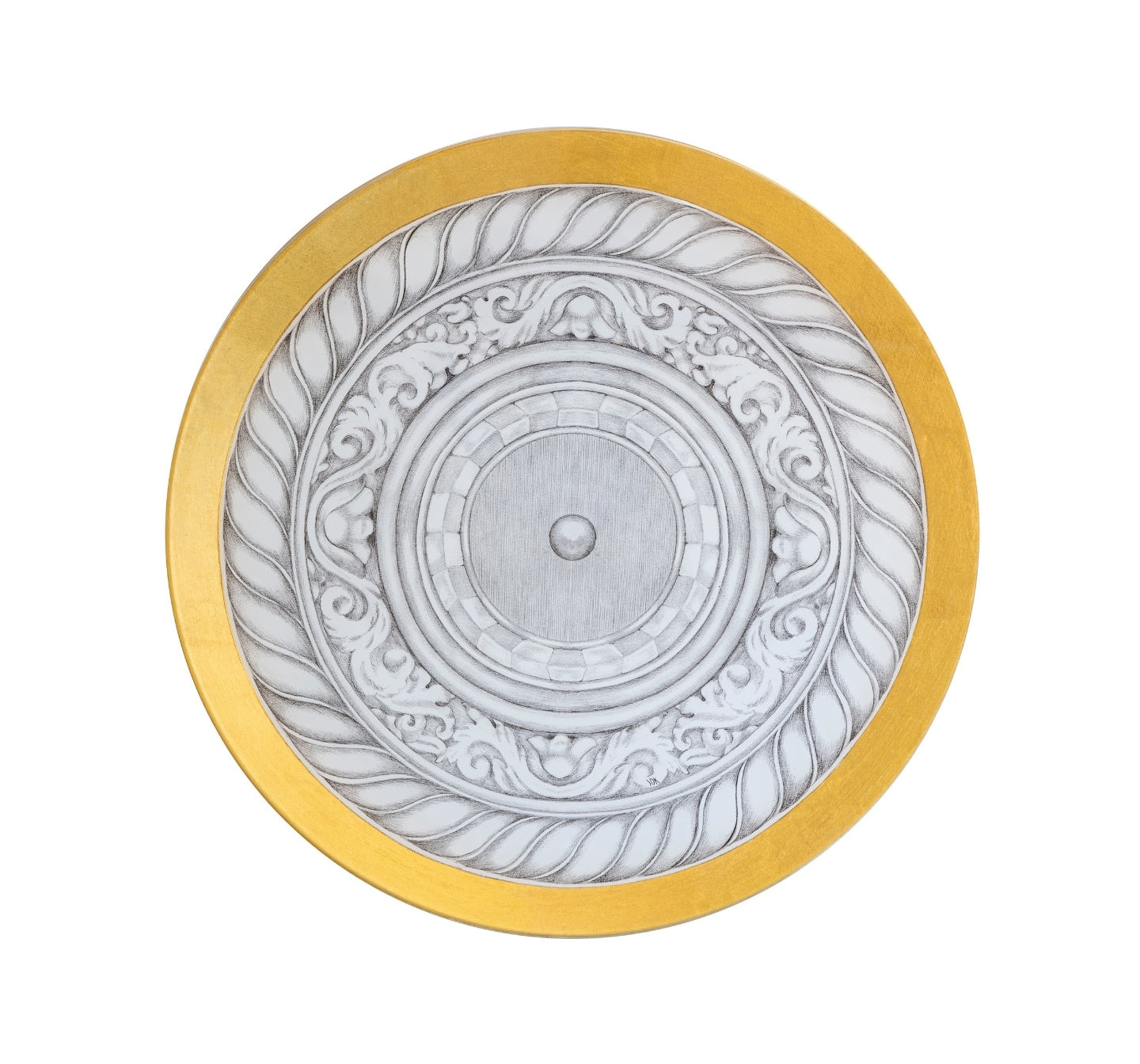 Torchon - Oro e Grafite su Vetro