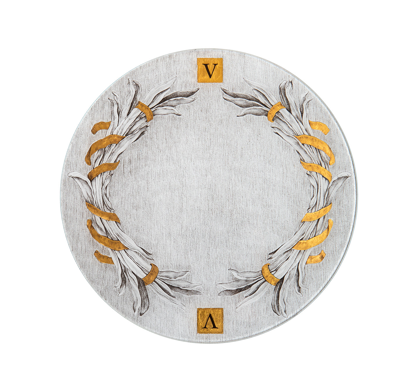 Accademia - Gold & Graphite on Glass