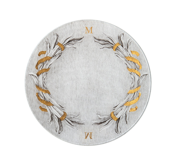 Accademia - Gold & Graphite on Glass