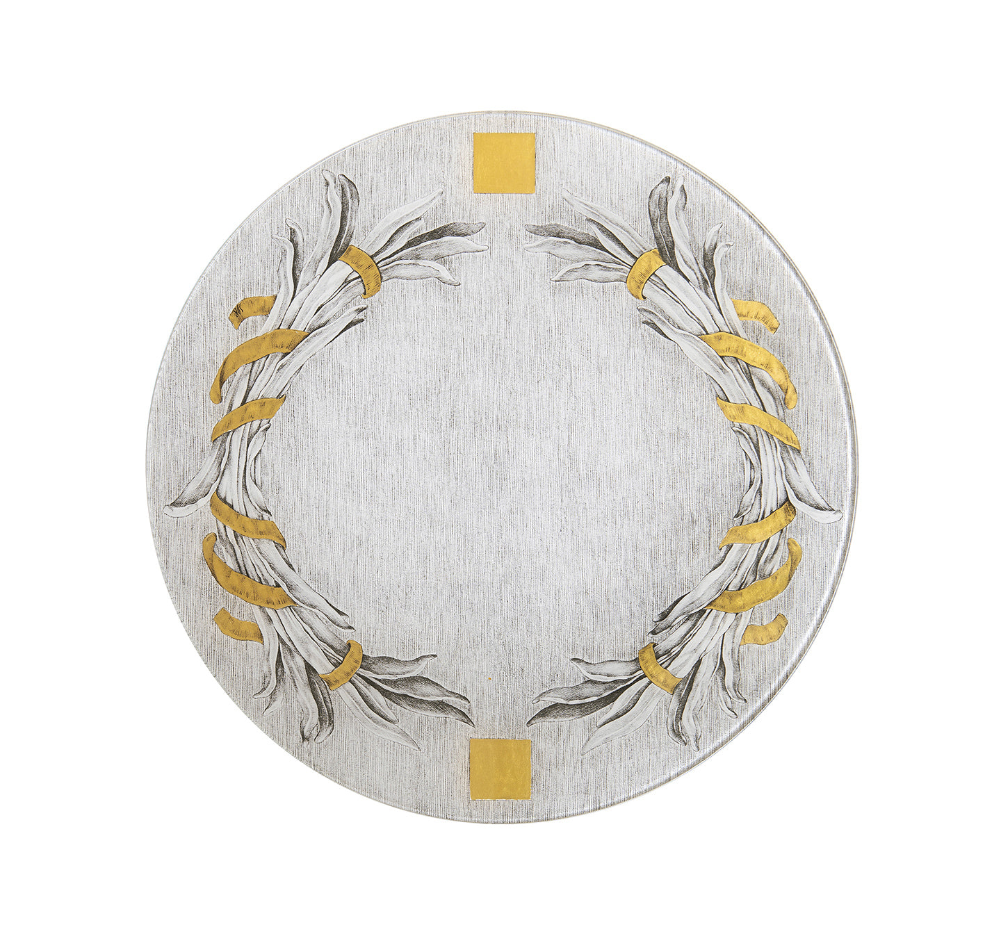 Accademia - Gold & Graphite on Glass