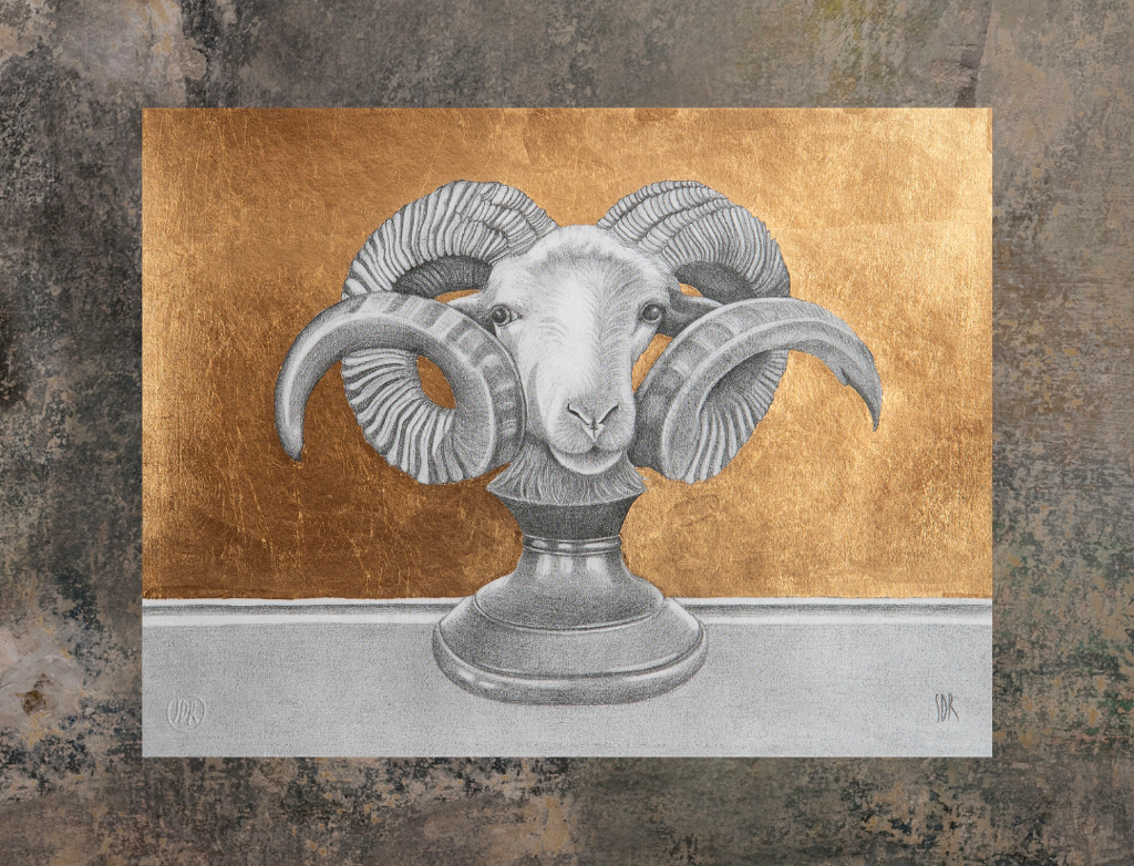 Ram - Golden print