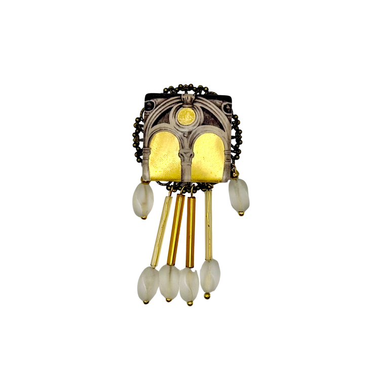 Ca' Vendramin Calergi (Casino) Pearl Brooch