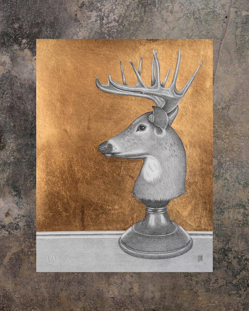 Deer - Golden print