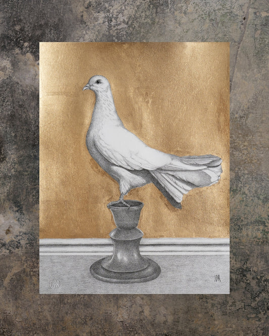 Dove - Golden print