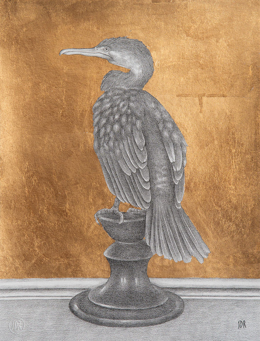 Cormorant - Golden print