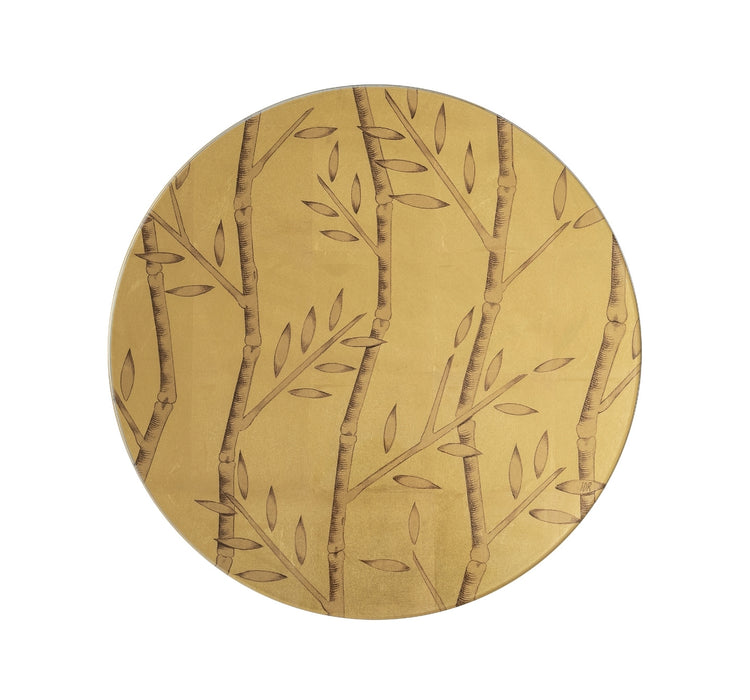 Leaves - Gold on Glass