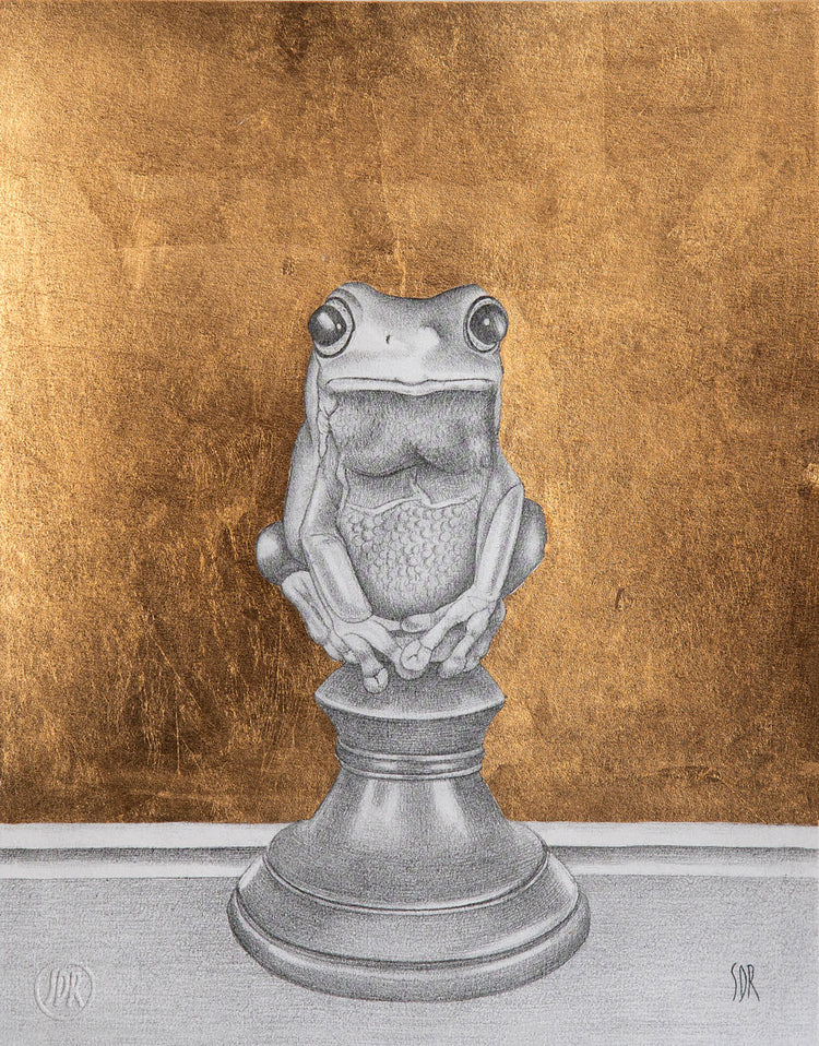 Frog - Golden print