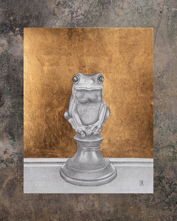 Frog - Golden print