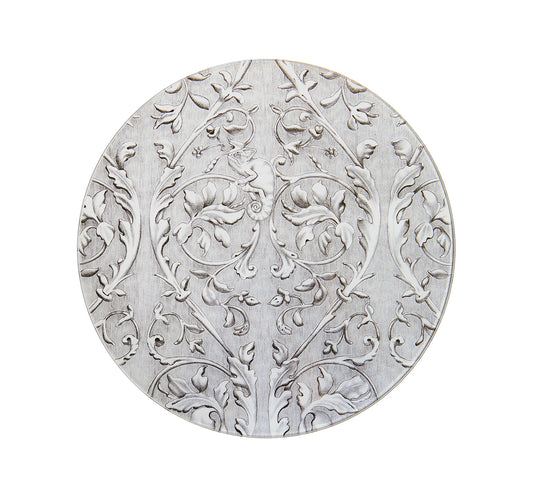 Stucco subject III - Graphite on Glass